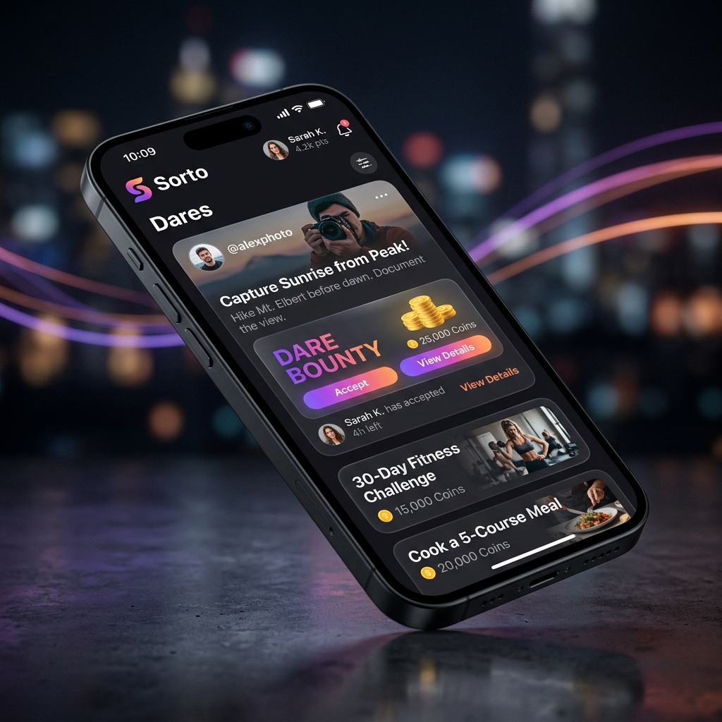 Sorto App Mockup